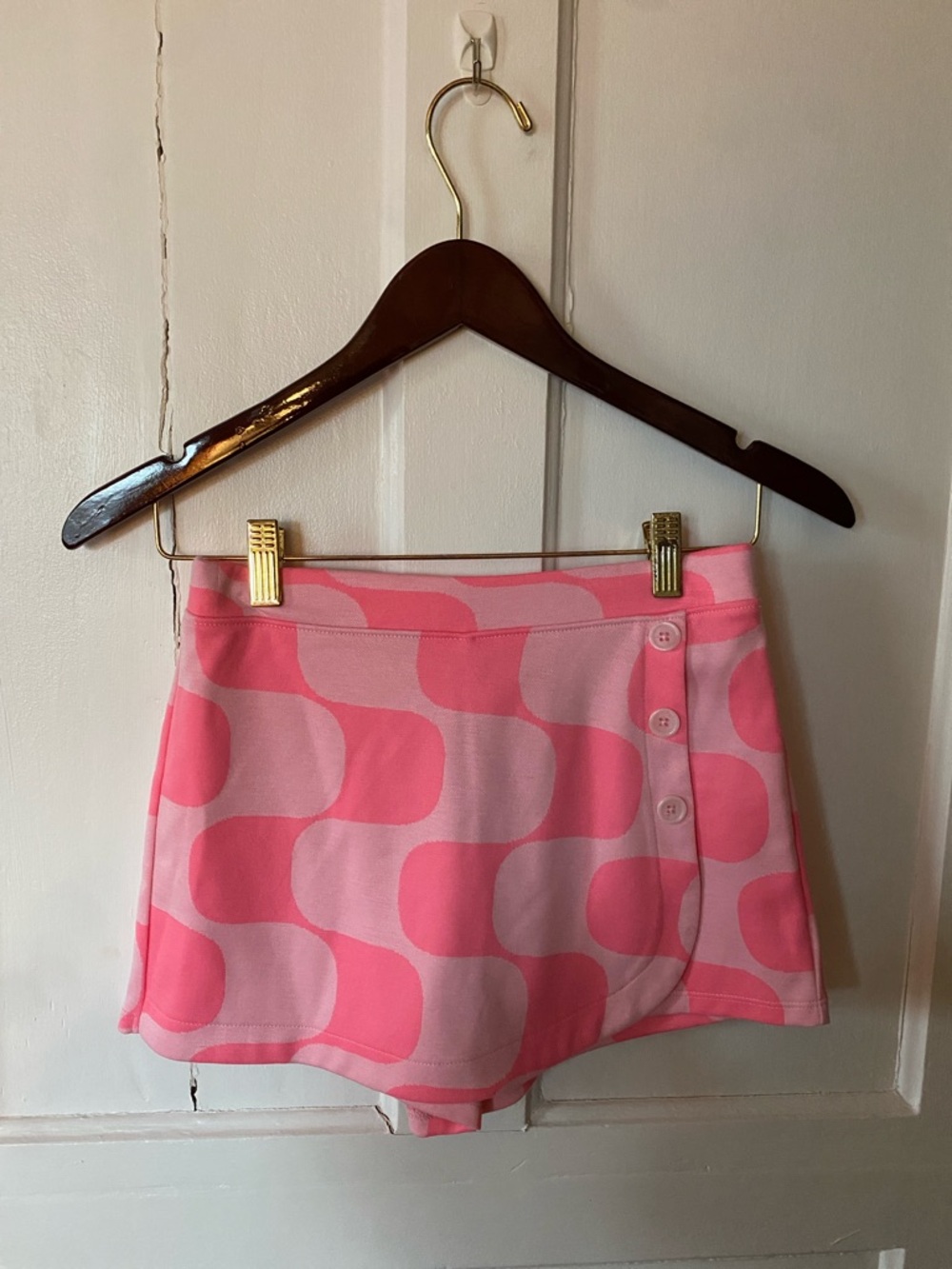 Old Navy Pink Camouflage Print Skort